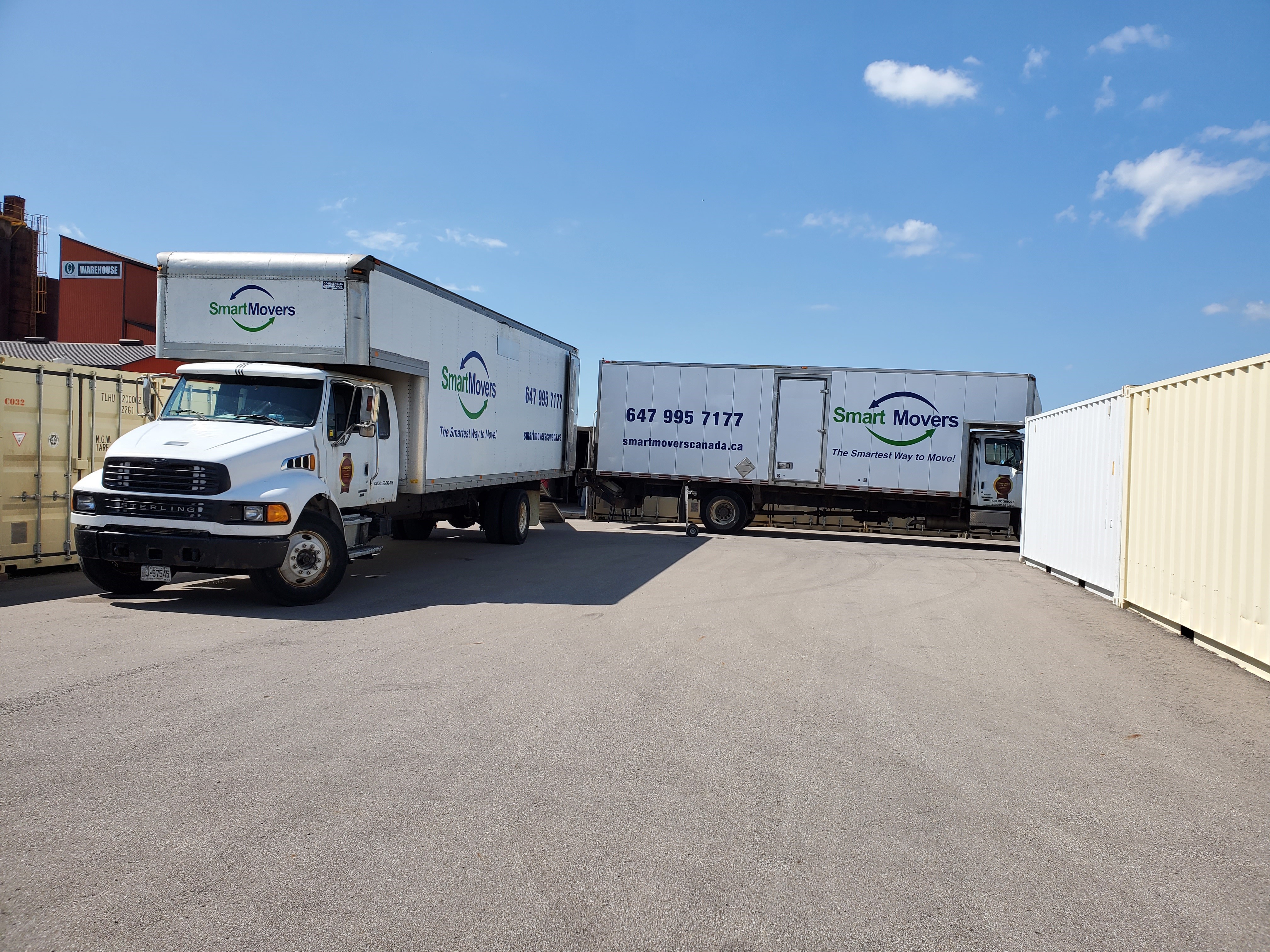 Trusted North York moving company team loading furniture safely into fully equipped moving truck